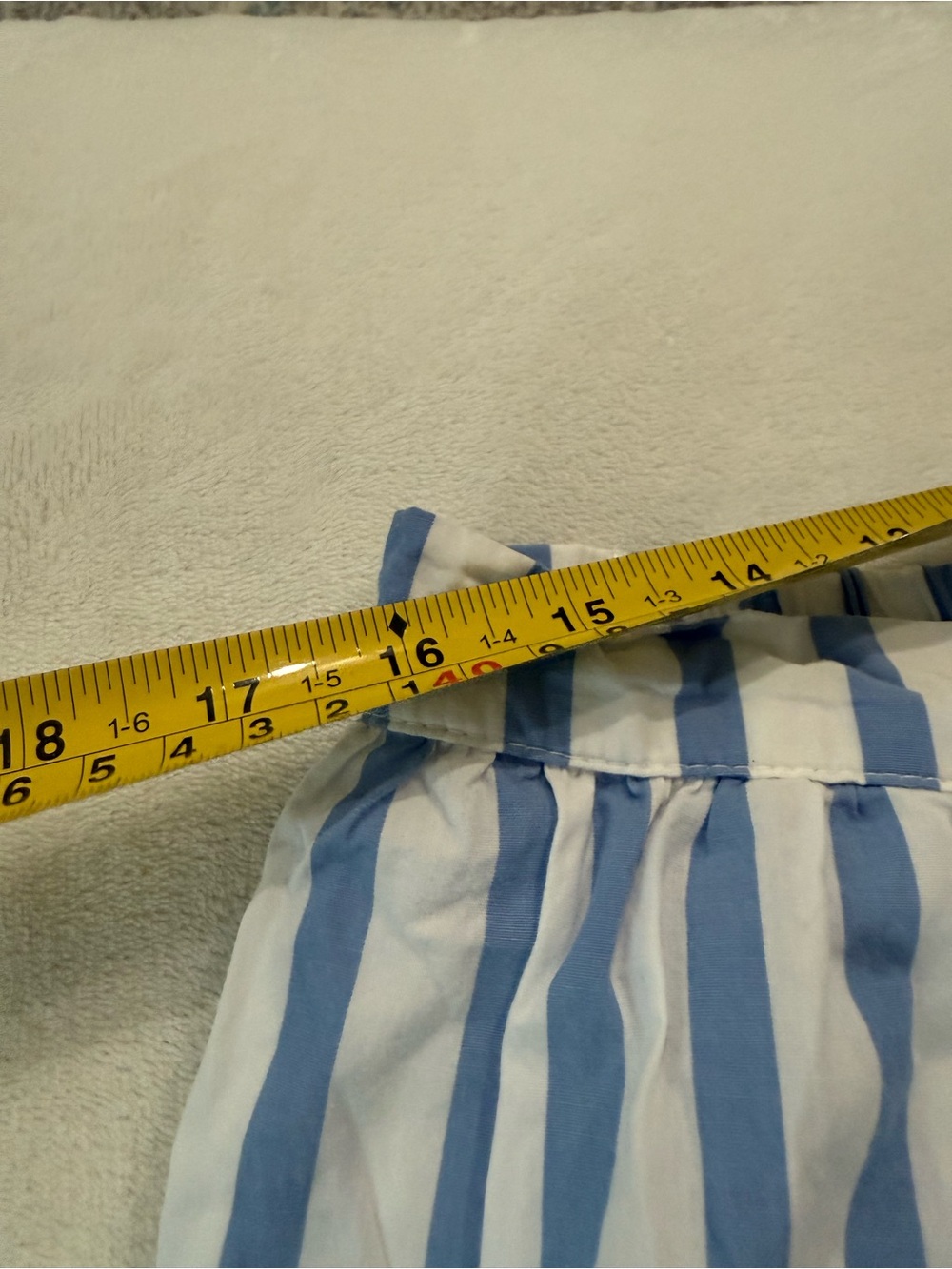 Who What Wear Blue and White Striped Skirt Size Large E01 - Picture 4 of 5